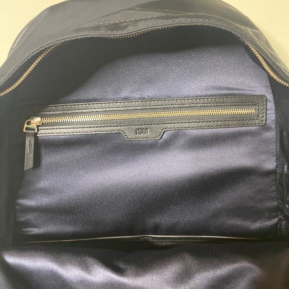 ISM THE BACKPACK Black Leather and Nylon - Picture 5 of 11